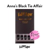 Red Aspen Press On Nails~Anna's Black Tie Affair~Medium ~Square ~Shiny