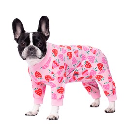 Dog Surgery Recovery Suit, Dog Onesie for Surgery Female Male Dogs, Dogs Pajamas Long Sleeve, Small Dogs Onesie, Abdominal Wound Bandages Surgical Suit, Cat Recovery Suit for Shedding Skin Disease