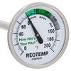 Reotemp 16 Inch Fahrenheit Backyard Compost Thermometer with Digital Composting