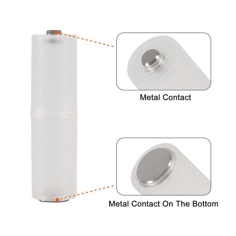 ACEIRMC 10pcs AAA to AA Battery Adapter AAA to AA