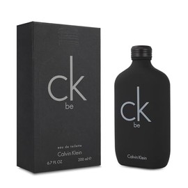 CALVIN KLEIN - Be Eau de Toilette Unisex 200 ml, Fragancia Almizclada y Amaderada, Notas de Lavanda y Vainilla, Perfume Fresco y Versátil, Aroma Íntimo y Sofisticado, Colonia Original