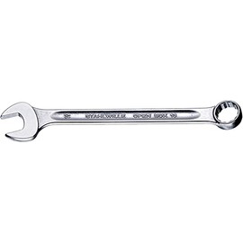 Stahlwille 40487272 Combination Spanners Open-Box No. 13a, Size 2", SAE, with 15-degree Offset Ring End, Chrome Plated Finish, Length 530mm, Made in Germany