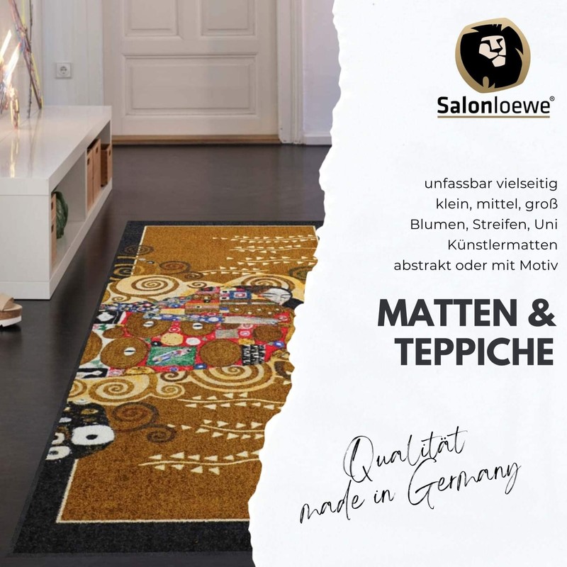 Salonloewe Doormat "Dogs are Welcome" -washable