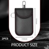MLY 2 Pack Faraday Key Fob Cover, Faraday Key Fob
