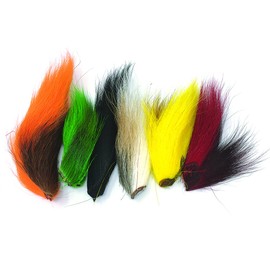 Creative Angler Bucktail Tips Variety 6 Pack for Fly Tying or Tying Flies.