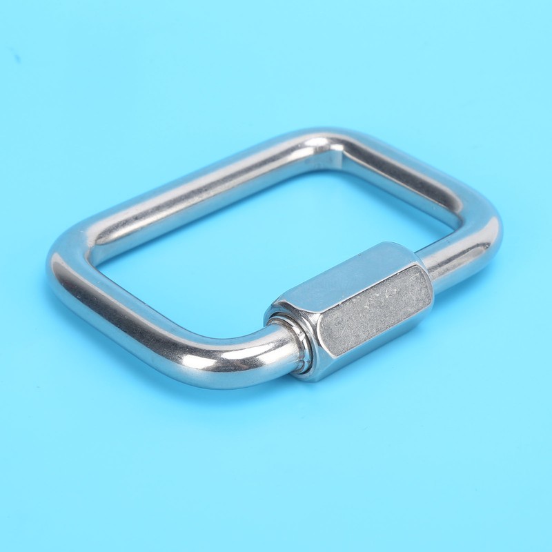 Chain Link Stainless Steel 4‑Corner Multifunctional Connection Buckle for Outdoor