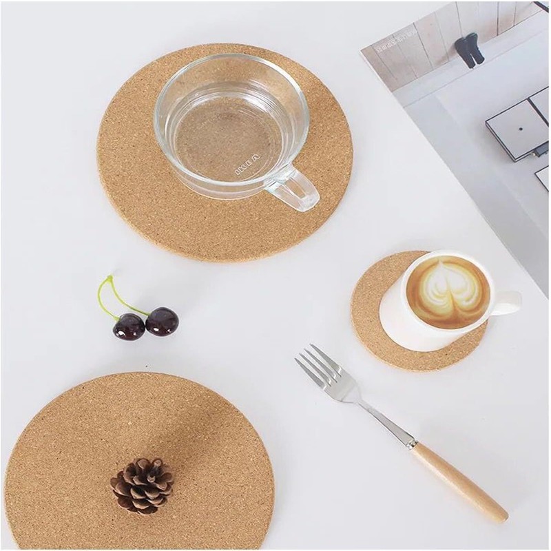 Cork Trivets for Hot Dishes, 6 Pack Hot Pads Pot