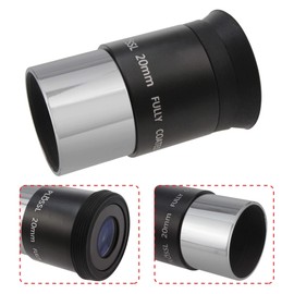 Astromania 1.25" 20mm Plossl Telescope Eyepiece - 4-Element Plossl Design - Threaded for Standard 1.25inch Astronomy Filters