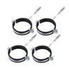 (Pack of 4 pcs) Anti Vibration Single Metal Pipe Brackets
