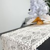 YOKIOU Table Runner Cotton 95% Woven Macrame Table Runner with