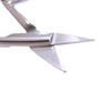 Professional Stainless Steel Cuticle Scissors, Sharp Pointed Tip, Double Ring