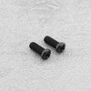 EMSea 50pcs M4x10mm Round Head Cross Fixing Screws Black Machine