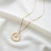 HUNTER & TROVE 14K Gold Filled Saint Christopher Travel Protection