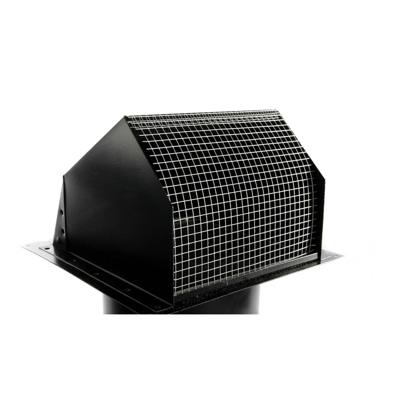 RDP Heavy Duty Hooded Wall Vent with Spring Loaded Damper