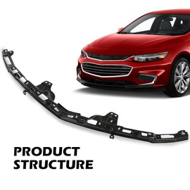 G-PLUS Front Center Bumper Face Bar Retainer Bracket Brace Mounting Replacement Kit Compatible with 2016-2022 Chevy Malibu 84926765 84199161 GM1041135