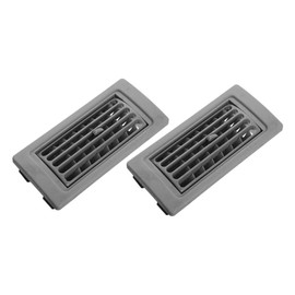 FELTECHELECTR Enhance Vehicle Comfort 2pcs Air Vent Filters Vent Deflector Heat Vent Covers Front Grill Mesh Model y Hvac Vent Covers Baby Proof Floor Vent Covers