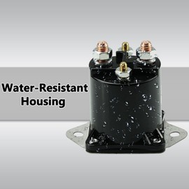 gradora Club Car 12V Gas Golf Cart Solenoid Replacement for 1984-Up Club Car DS & Precedent Gas Golf Cart 1013609 435-154