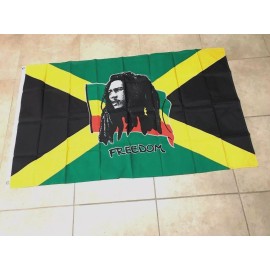BOB MARLEY FREEDOM 3' X 5' FEET FLAG BANNER NEW