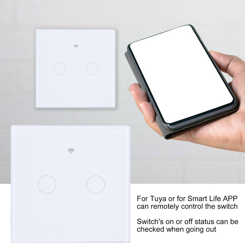 WiFi Smart Wall Switch for TUYA APP Control 2 Way