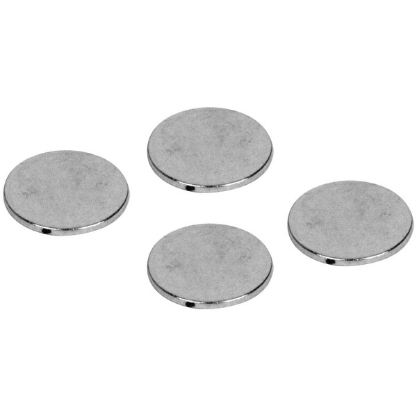 E-Value EMT-1304NM Super Strong Neodymium Magnets, Diameter 0.5 inches (13 mm), Pack of 4
