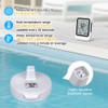 OFFCUP Wireless Floating Pool Thermometer, Water Temperature Thermometer with Indoor