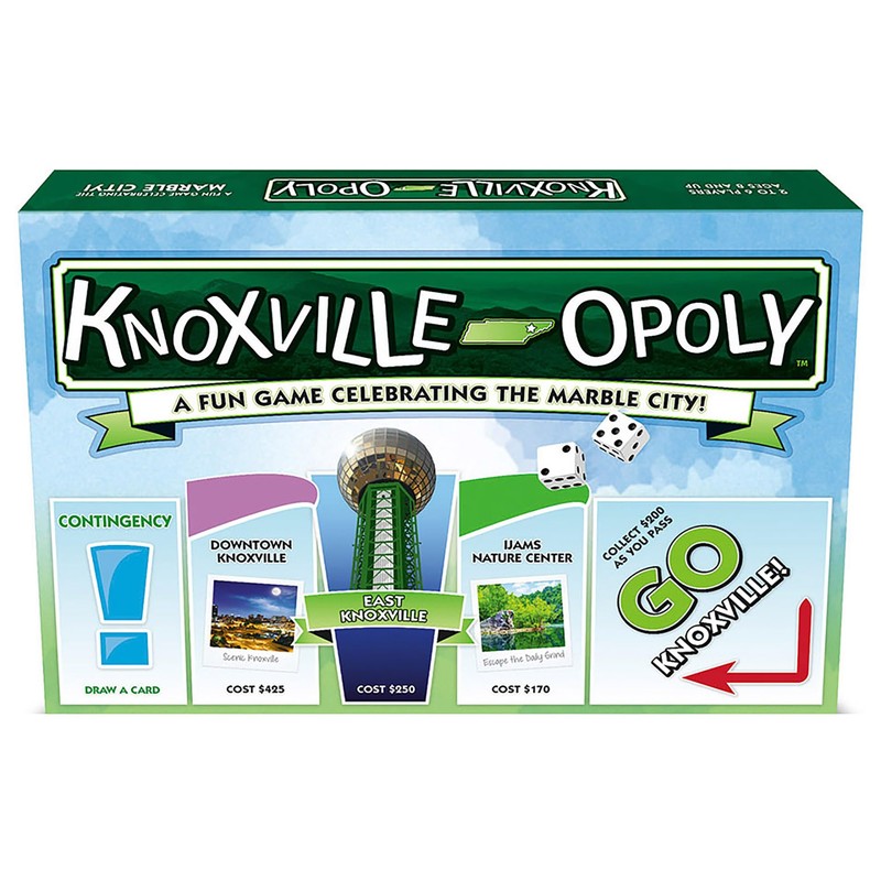 Late For The Sky: Knoxville-Opoly - City Themed Family Board