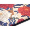 kaiteki ART Original Multi-Pouch with Japanese Canvas/Pocket/Bag-in-Bag/Flower Pattern