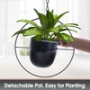 Shineloha 2 Pack Hanging Planters for Indoor Plants with 5.5"