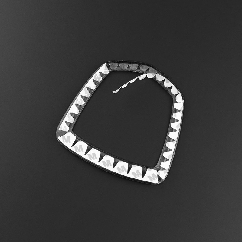 KUNGKIC For Abarth 595 500 2008-2023 Car Trunk Logo Frame