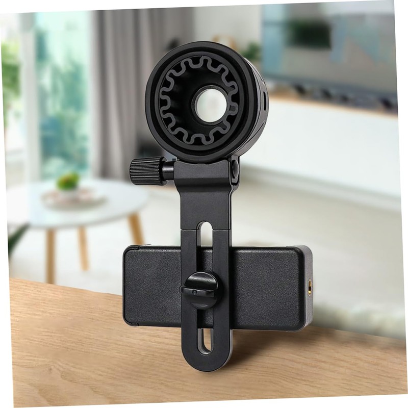 TEHAUX Phone Scope Mount Adjustable Clip Adapter for Smartphone Photography