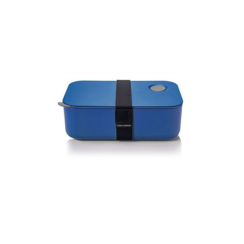 YOKO DESIGN 1387 Lunch Box Airtight Plastic Blue 19 x