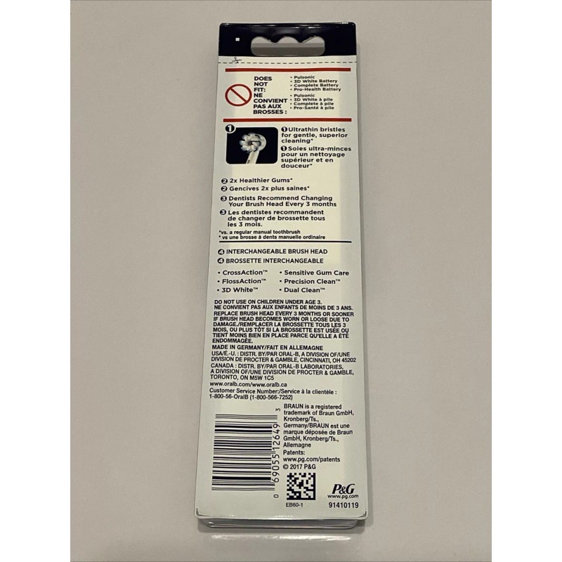 Oral-B Sensitive Pro GumCare Replacement Brush Heads