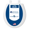 Bemis 730SLEC Slow Close Toilet Seat, Easy Clean Hinges and