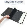 Flexzion Menu Covers 8.5x11 inch Black Triple Fold Book Style