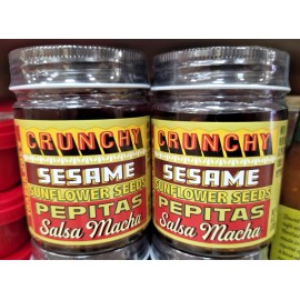 Trader Joe's Sesame Sunflower Seeds Pepitas Salsa Macha 6oz 170g (2 Jars)