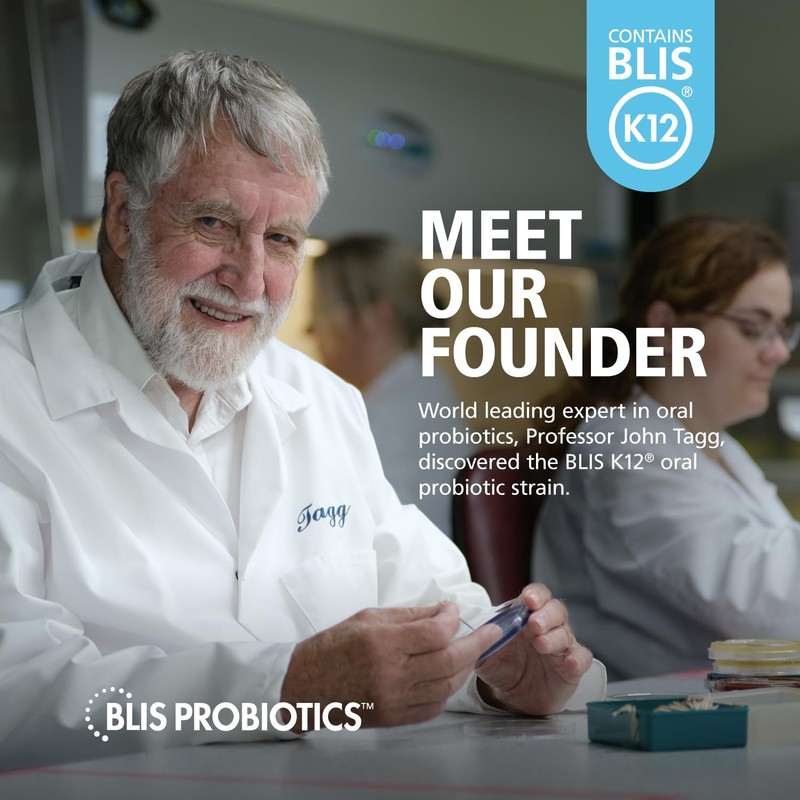 BLIS HoneyBlis Oral Probiotic Throat Lozenges - Manuka Honey, K12,