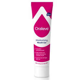 Oralieve Moisturising Dry Mouth Relief Gel (1 x 50ml), Hydrating Gel for Sore, Dry, Sensitive Mouths with Xylitol to Protect Teeth – Genuine Oralieve Solution