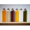 Epica Clear Glass Bottles with Lids, 18oz Resuable Glass Water