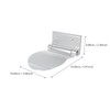 Minkissy Shower Foot Shaving Shelf Shower Foot Rest for Shaving