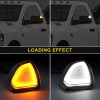 nivo20088 LED Side Tow Mirror Marker Turn Signal Light DRL