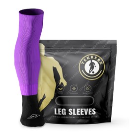 Tekkerz Leg Sleeves - Small, Medium, Extra Long (Purple, Medium)