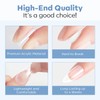 modelones Medium Coffin Nail Tips, Pre-shaped Ballerina Full Cover Fake