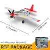 VOLANTEXRC RC Plane P51D Mustang V2, 4 Channel Remote Controlled
