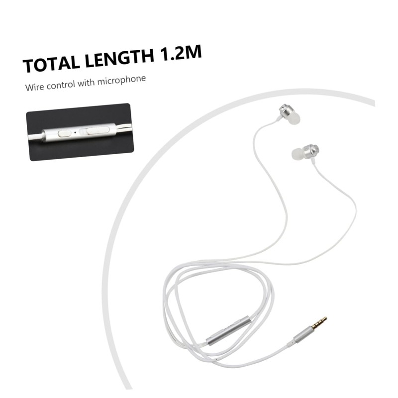 KOMBIUDA Earphones with Jack Ergonomic in Ear Design Compatibility for