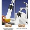 Splash Proof Booster Swivel Kitchen Filter Tap,360 Rotation Faucet Sprayer,