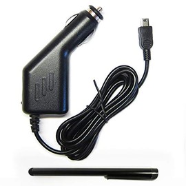 Ramtech DC 12V 2A Universal Car Charger Power Adapter Cable Cord for GPS, Compatible with Magellan RoadMate 1200 1210 1212 1220 1225 1230, Stylus Pen Included, CHMNS