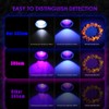 UniqueFire 1602-365nm UV Black Light Flashlight, High Power USB-C Rechargeable