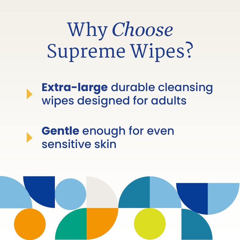NorthShore Supreme Heavy-Duty Quilted Wipes, X-Large, Travel Packs, Case/120 (12/10s)