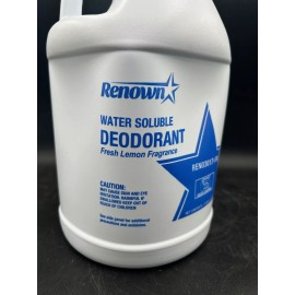 Renown Water Soluble Deodorant Fresh Lemon Scent - 1 Gallon
