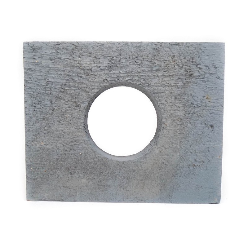 Miller Shingle Clear Cedar Light Block, Primed - 7.5 inch